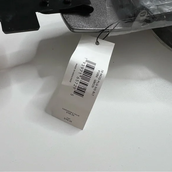 NWT COACH Plaque Buckle Cut To Size Reversible Belt 38 MM Black Charcoal - Picture 5 of 5